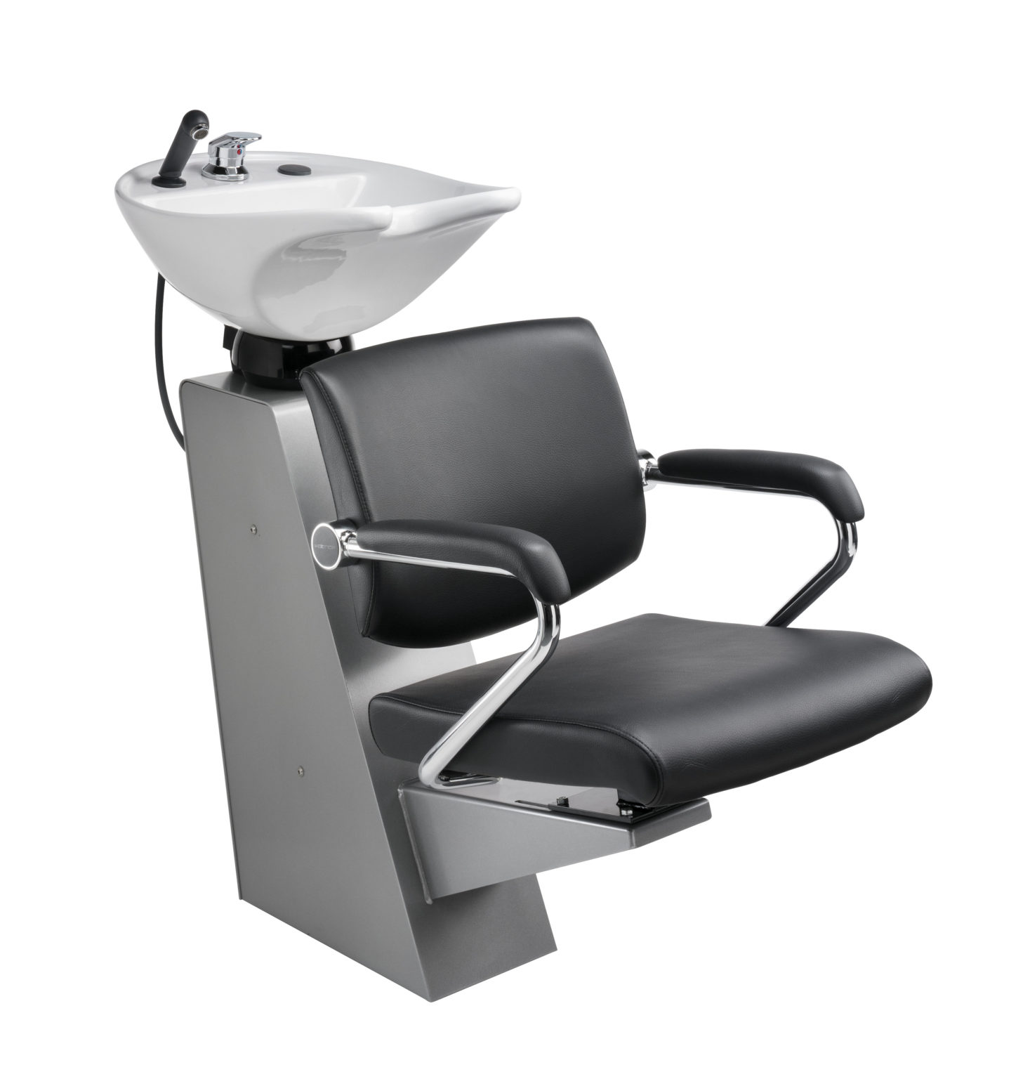 Delta 3000 Violet, white basin, grey base, grey sidepanels, front.jpg